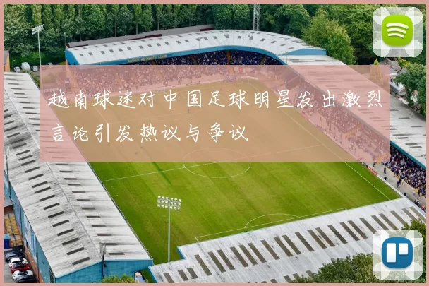 越南球迷对中国足球明星发出激烈言论引发热议与争议